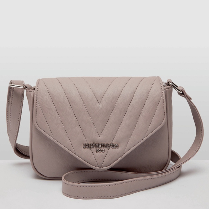 TAS SELEMPANG WANITA ORIGINAL TAS JUSTICIA GREY T8739N1 SOPHIE PARIS