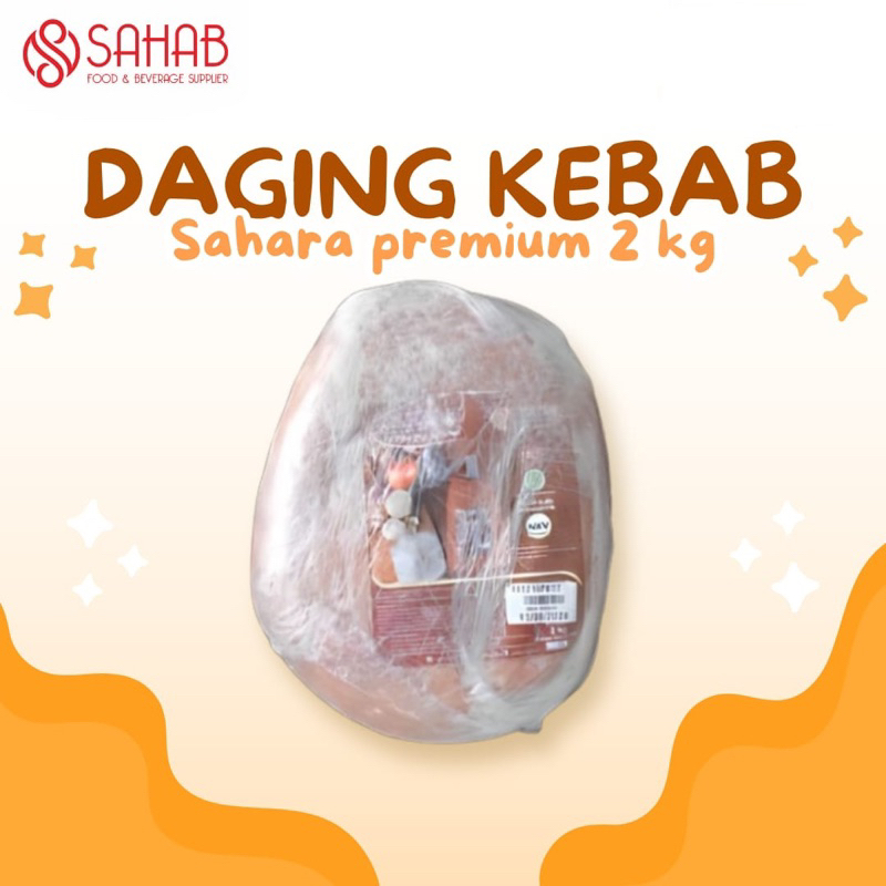 

Daging kebab sahara 2kg/ Daging isian kebab/ Sahara premium tanpa tiang