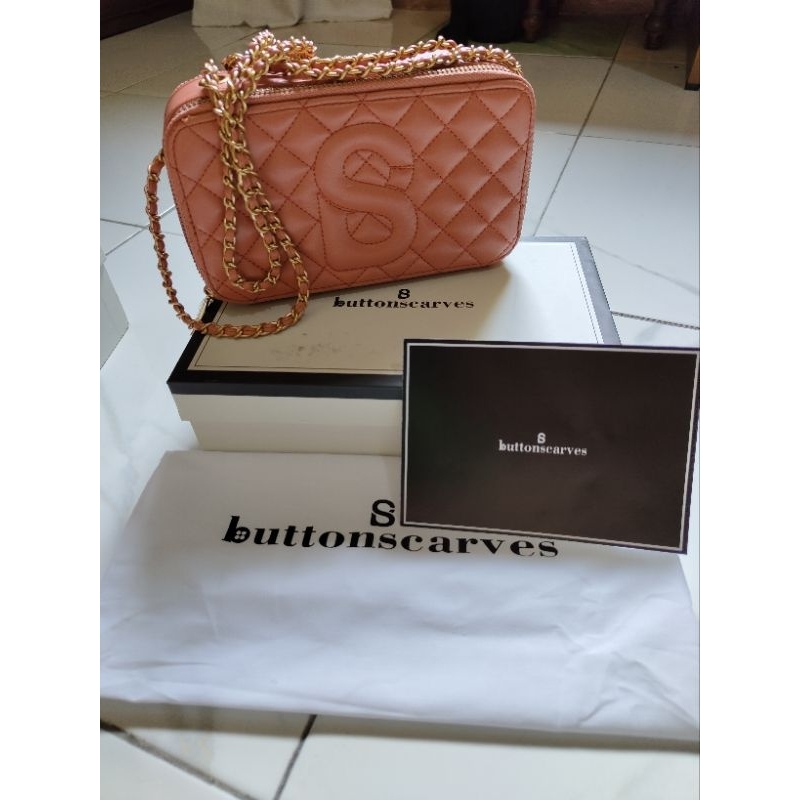 Tas Buttonscarves preloved original