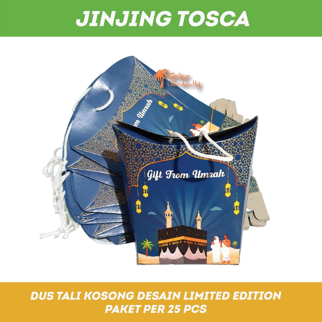 

RB Dus Tali Paperbag Kosong untuk Oleh Oleh Haji dan Umroh paket per 25 pcs