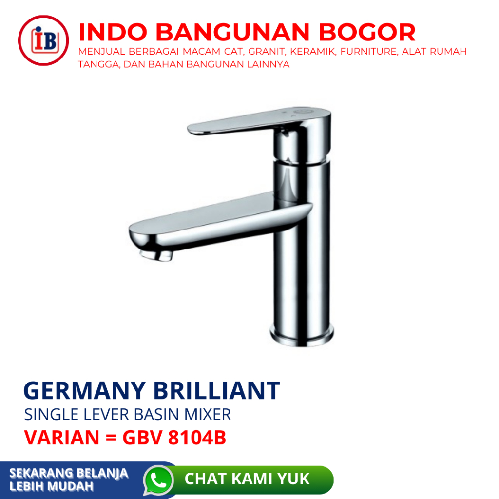 GERMANY BRILLIANT KRAN WASTAFEL GERMANY BRILLIANT GBV 8104B