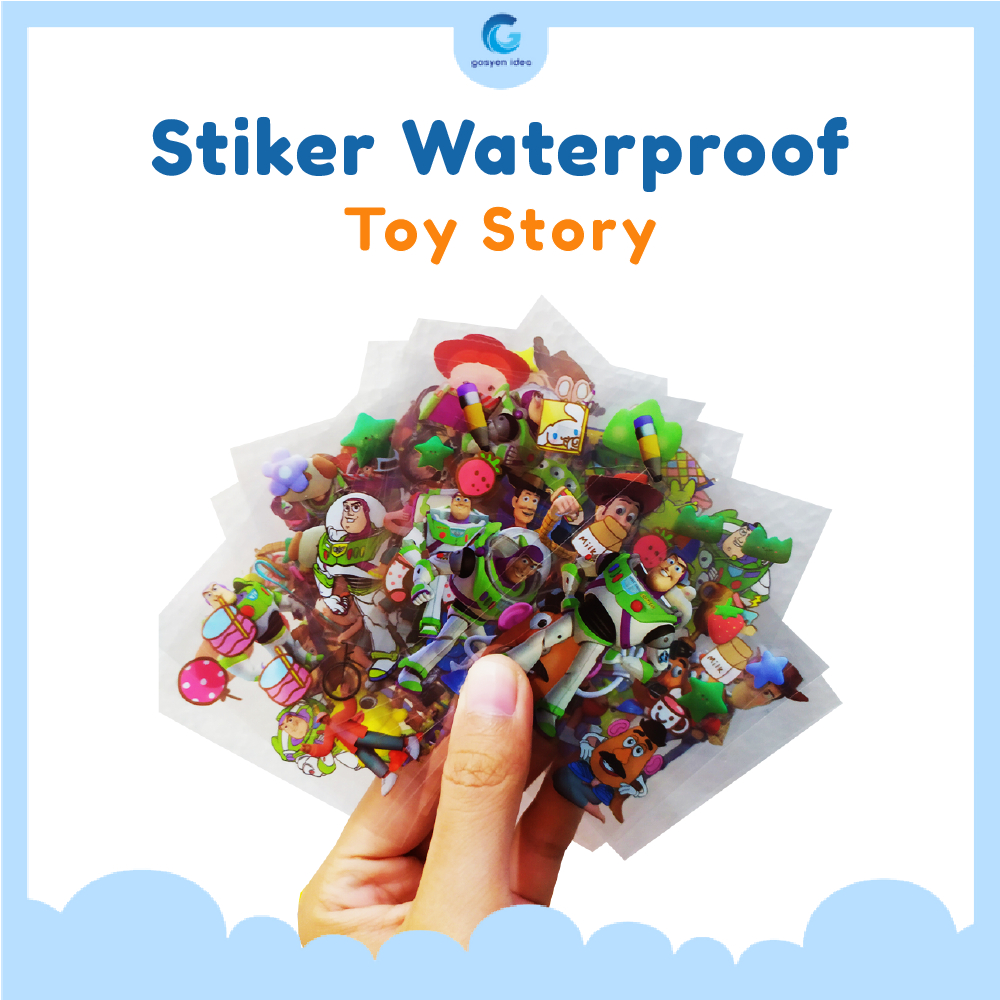 

STICKER NONO TOY STORY [ECER] WATERPROOF / 1 LEMBAR STIKER