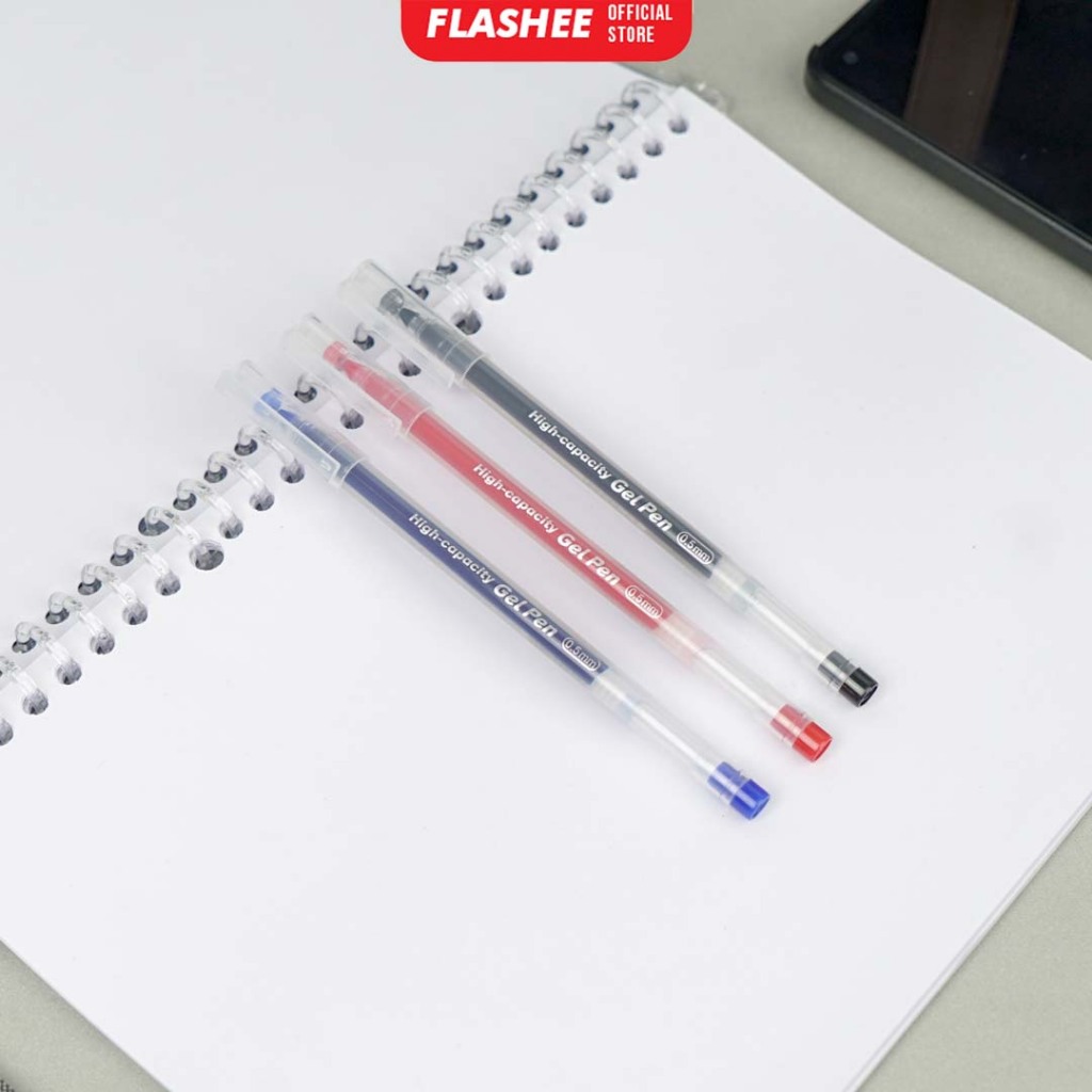 Flashee Pulpen Narita Gel 0.5mm Snap & Go Gel Pen Gel Standard V-16 Bitoon Pena Ukuran 0.5mm