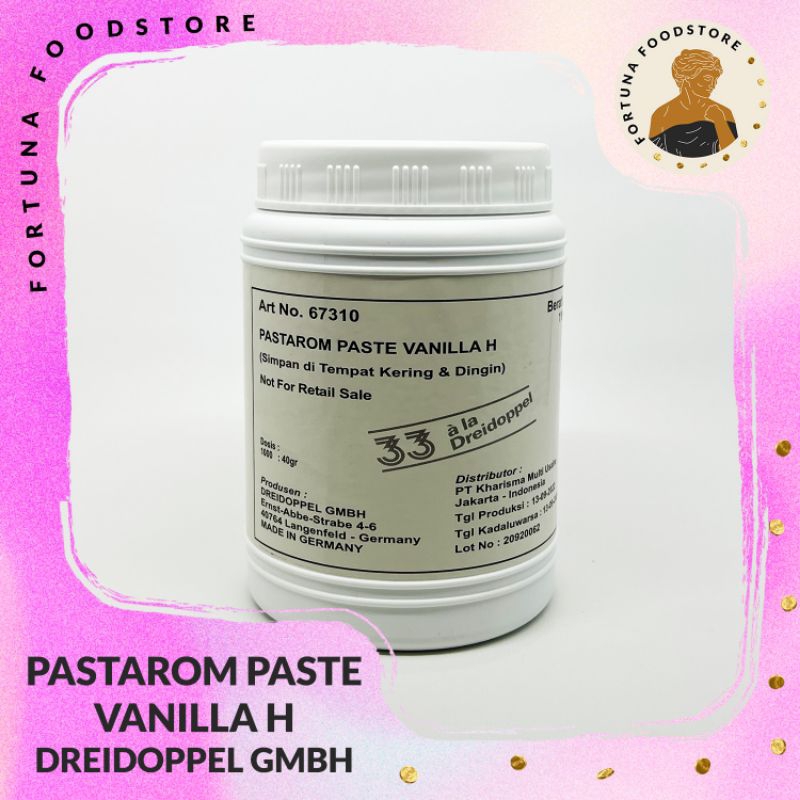 

Dreidoppel Pastarom Paste Vanilla Perisa Premium 1kg