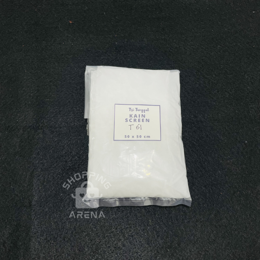 

Kain Screen Sablon Ukuran T61 50x50 Lembaran Satuan Bahan Monyl Warna Putih Mesh Cetak Blok Raster Monil Polyester Kualitas Bagus Premium Potongan Potong Lembar Luster Permeter Meteran Murah Prakarya Perlengkapan White Media Kertas Shopping Arena Malang