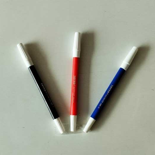 

Joyko Spidol (Penanda) Warna Biru, Hitam, dan Merah Joyko Marker