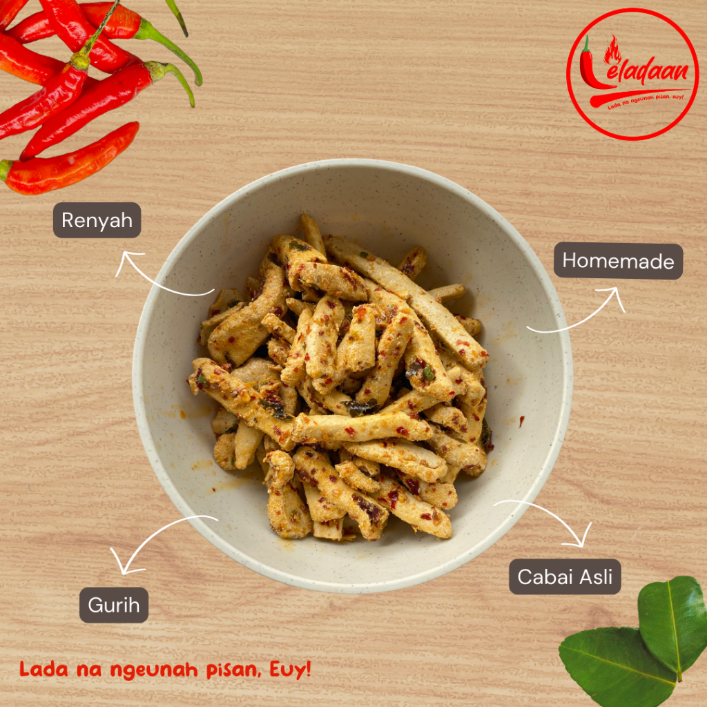

LELADAAN - Basreng Baso Goreng Bakso Goreng Cemilan Pedas Daun Jeruk 70gr