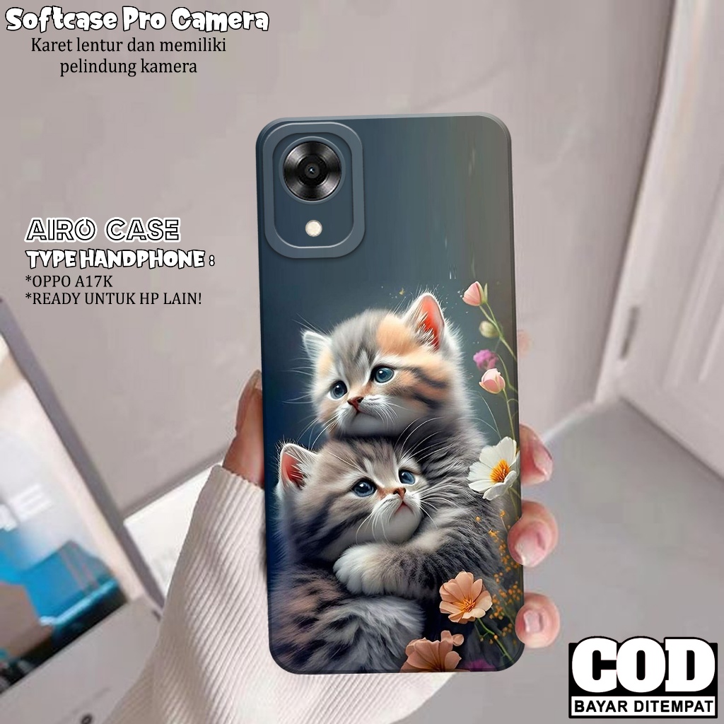 Case Oppo A17K - Softcase Oppo A17K - Softcase Pro Camera - AIRO CASE - Case Tpu - Casing Oppo A17K 