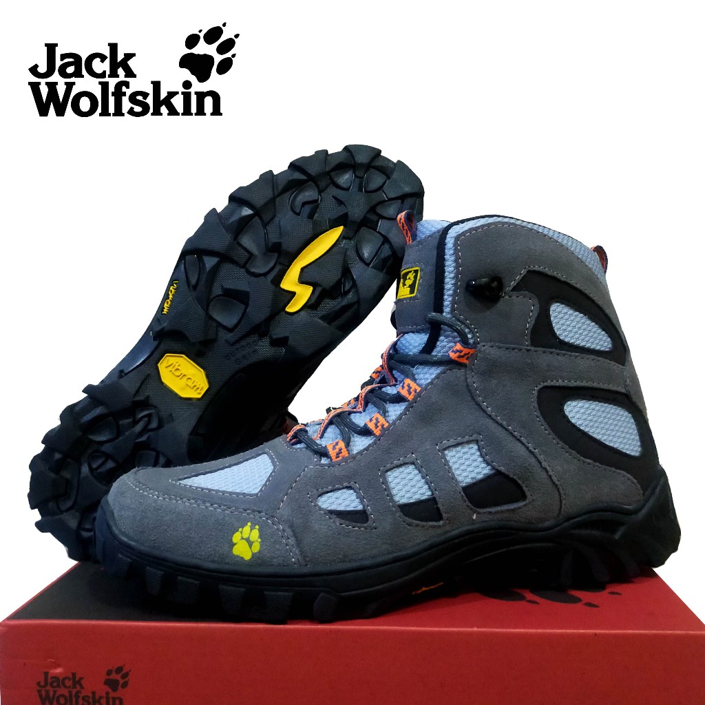 Sepatu Gunung Outdoor Jack Wolfskin / Sepatu Hiking JackWolfskin Pria Wanita / Sepatu Gunung Terbaru