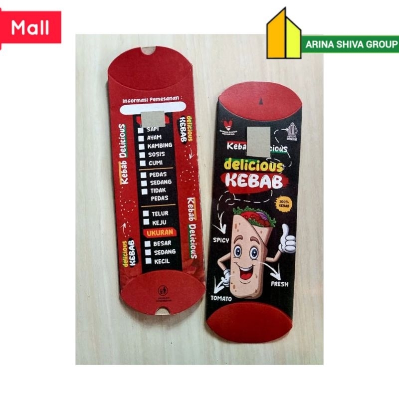 

100 LEMBAR KERTAS KEBAB TARIKAN BAHAN DUPLEK PUTIH UKURAN 24 × 9,2 CM HIGH QUALITY TEBAL PRODUK TERBARU | KOTAK KEBAB DUPLEK PUTIH KEKINIAN | DUS KEBAB VIRAL TIKTOK | KEMASAN KEBAB | BOX KEBAB 100 PCS MURAH | TOKO KEBAB OFFICIAL | SHIVACORP 6378