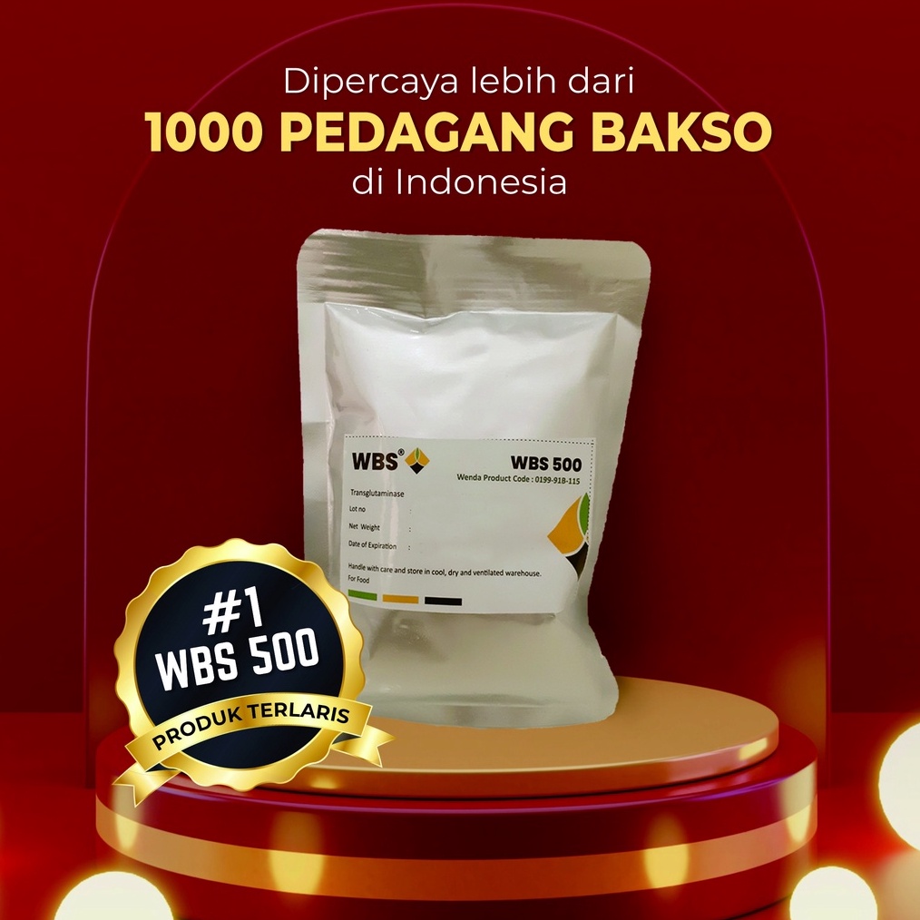 

Termurah Enzim WBS 500 - Perenyah - untuk kress bakso / sosis / nugget (repack) 