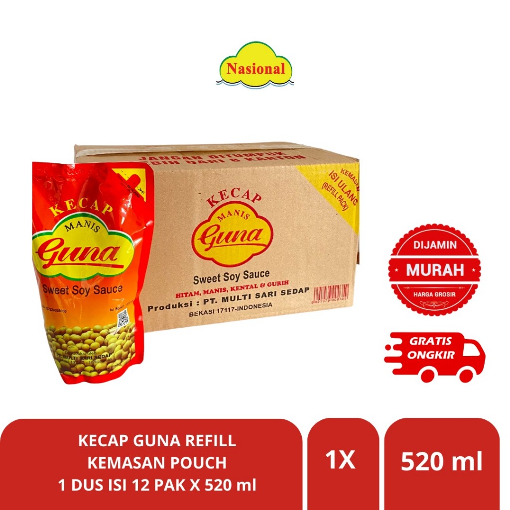 

RASA - Kecap Manis Guna Refill 520 ML (12 Pcs)
