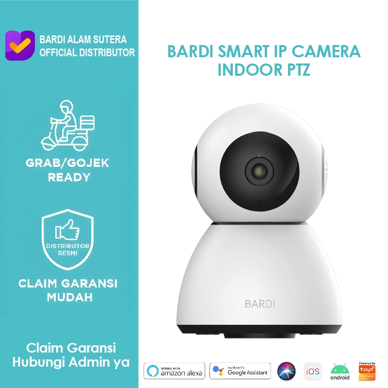 BARDI Smart CCTV Indoor PTZ IP Camera 355° - Bardi Smart IP Camera PTZ