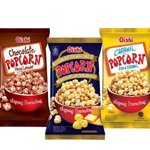 

✷Kirim Langsung✷ OISHI POPCORN RENCENG 10 x 20gr COKELAT KARAMEL MENTEGA BELGIA KEJU SNACK JAGUNG BERONDONG CHOCOLATE CARAMEL CEMILAN ANAK MAKANAN RINGAN GROSIR MURAH PARSEL HAMPERS PARCEL RENCENGAN T80 ➩