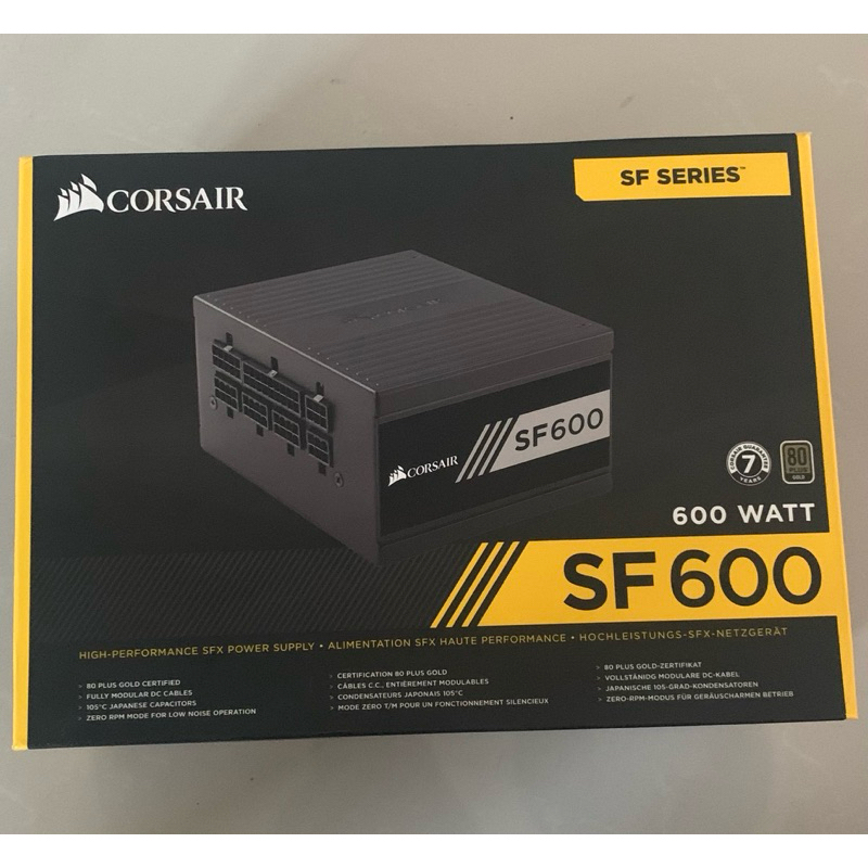 PSU 600Watt POWER SUPPLY CORSAIR SF600 FULLY MODULAR