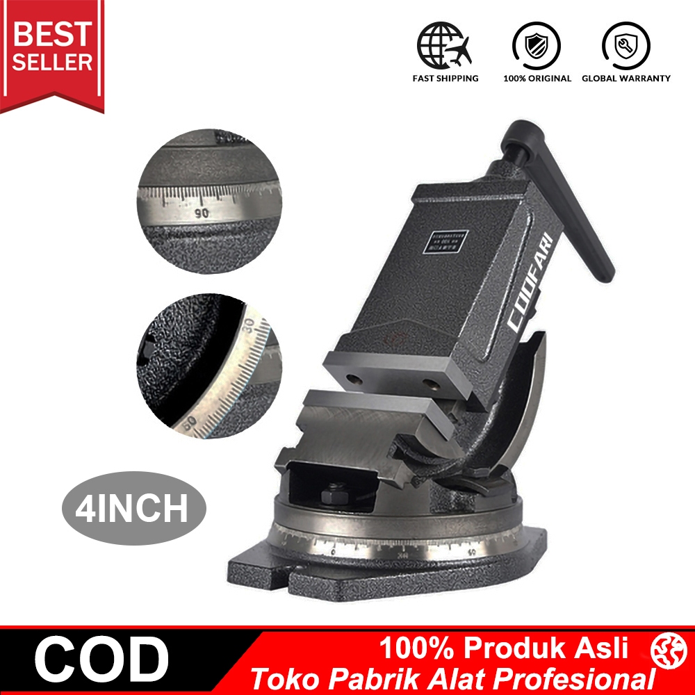 ragum putar qhk 4" - catok derajat 100 - catok jungkit - ragum derajat