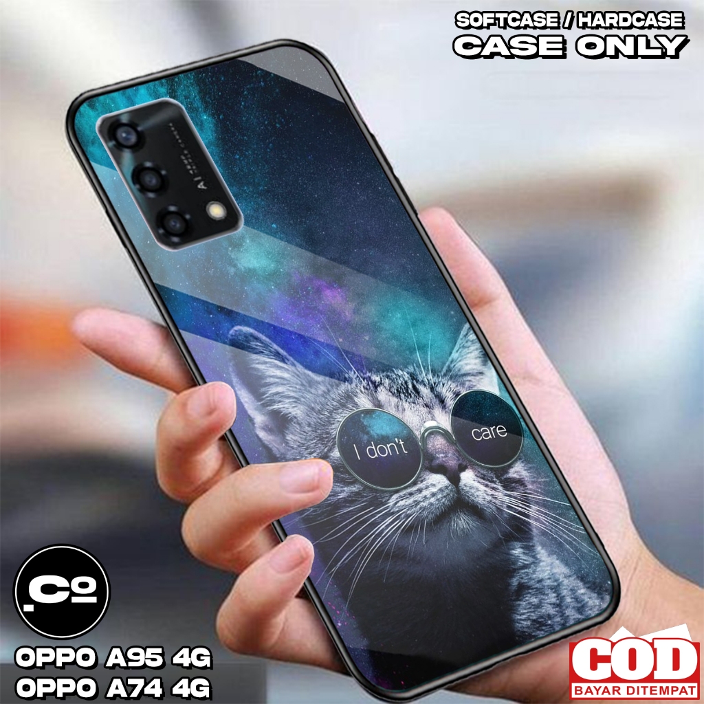 Case OPPO A95 4G / OPPO A74 4G - Casing OPPO A95 4G / OPPO A74 4G  [ MEONG ] Silikon OPPO A95 4G / O