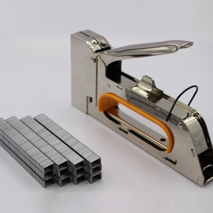 

[KODE 6WCRF] Stapler Tembak Staples Gun Cekrekan Gun Tacker