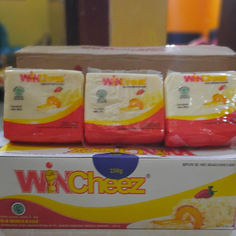 

[KODE JAMGI] Keju wincheez isi 8 x 250 gram , cheese cheddar blok 250gr box