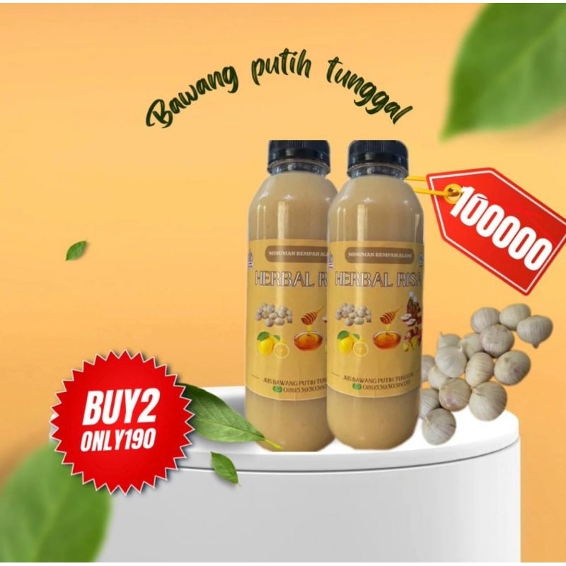 

JUS BAWANG PUTIH TUNGGAL|LEMON|GARLIC JUICE|MADU