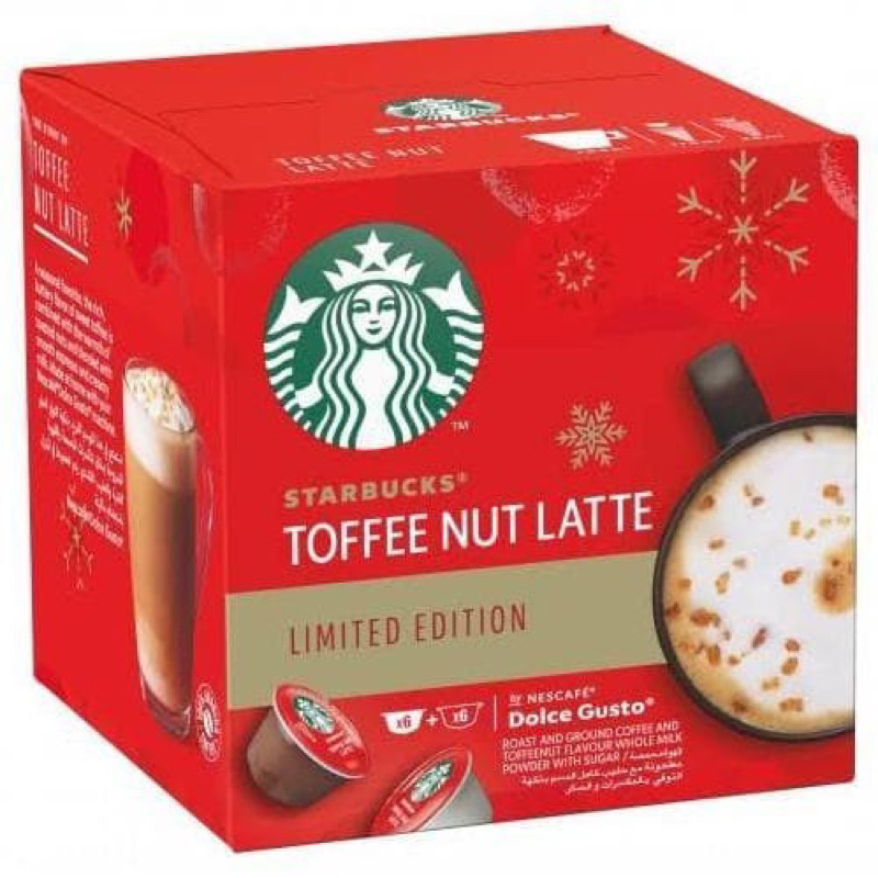 

Starbucks Toffee Nut Latte Nescafe Dolce Gusto Coffee Capsule