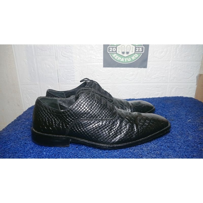 SEPATU FANTOFEL/KANTORAN KULIT FERRAGAMO SALVATORE SECOND BRANDED PRIA