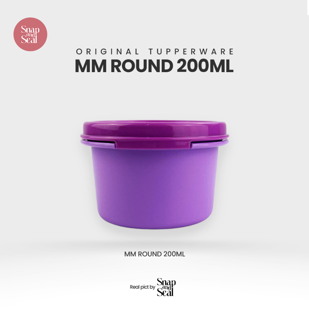 TUPPERWARE ORI - MM ROUND 200ML