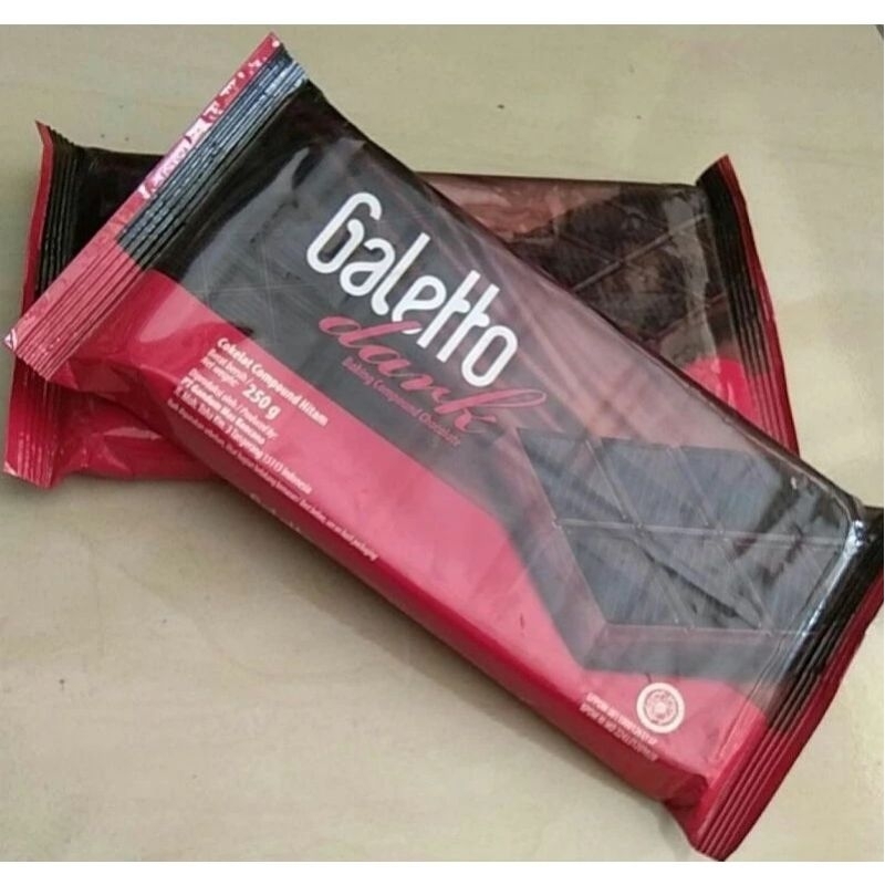 

❤ B6161 ❤ COKLAT BATANG GALETTO DARK COKLAT 250 g