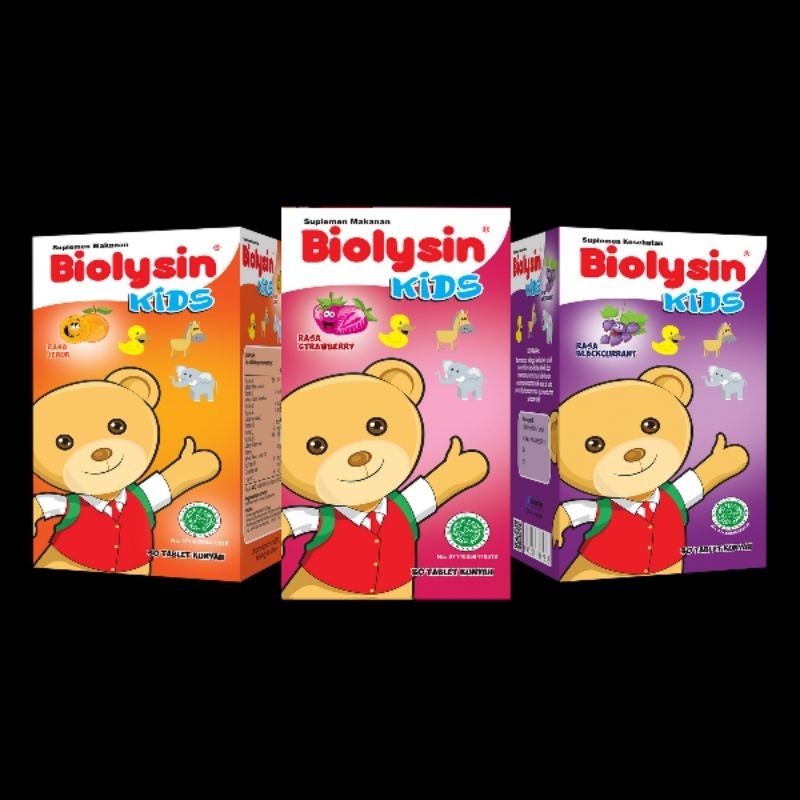 Biolysin Kids Tablet Hisap 30 Tblet All Varian