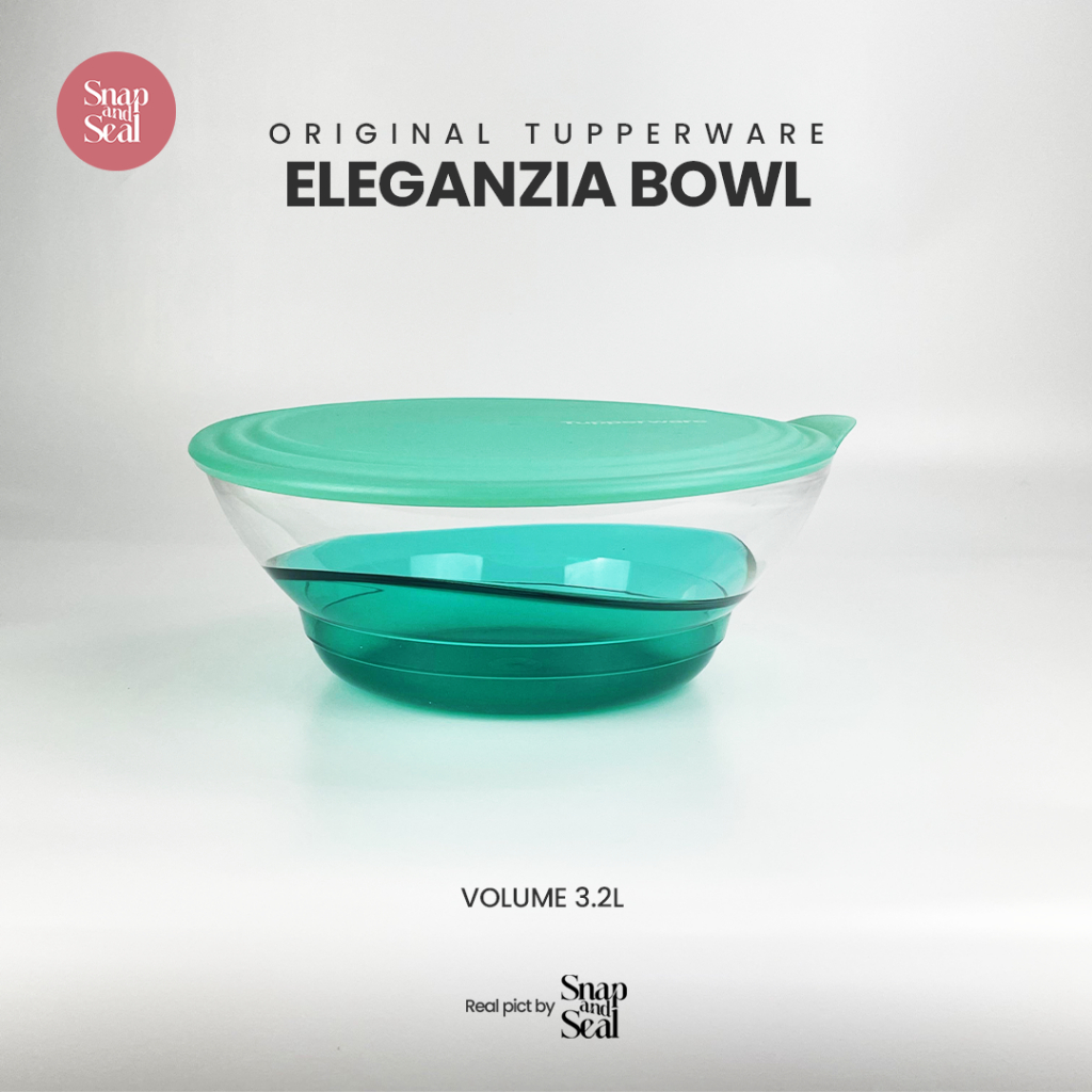 TUPPERWARE ORI - ELEGANZIA BOWL 3.2L BARET PENYIMPANAN