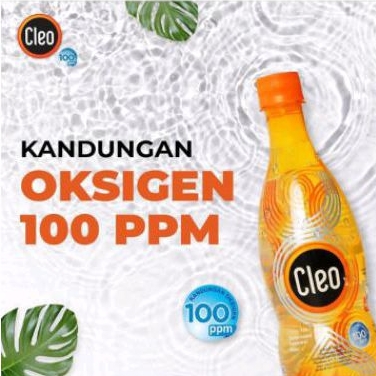 

Air Minum Oksigen CLEO 100 PPM / CLEO OXYGEN 24 BOTOL