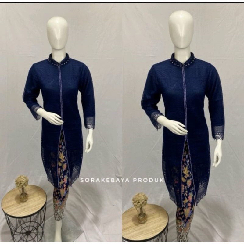KIRANA OL - KEBAYA PAYET MODERN - TUNIK BROKAT BUSUI MODERN - KEBAYA PESTA - KEBAYA TUNIK - KEBAYA W