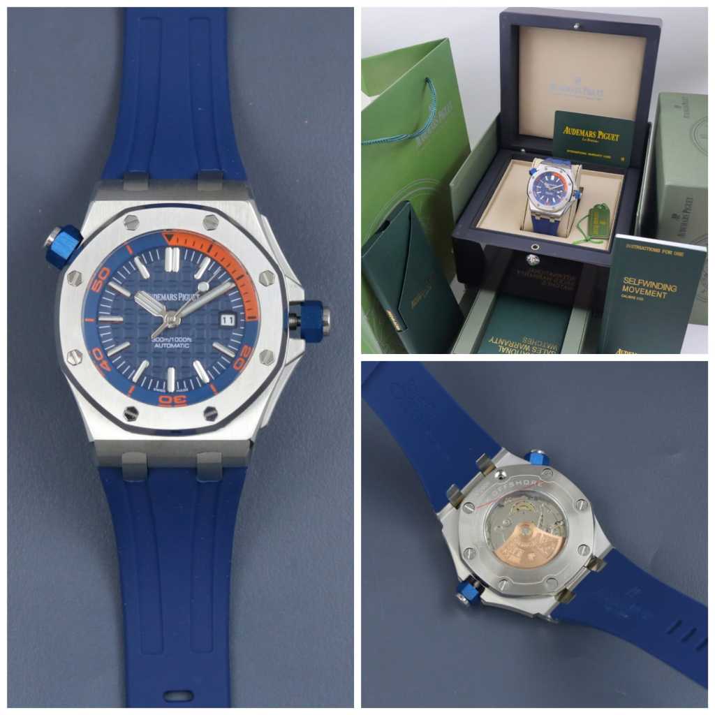 Fashion Watch AP Piquet J03168 Automatic Silver Dial Swiss 43mm Fullset