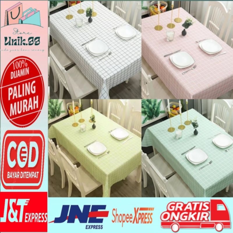 Taplak Meja Makan /Ruang Tamu Anti Air Premium Bahan Pave Model Cantik