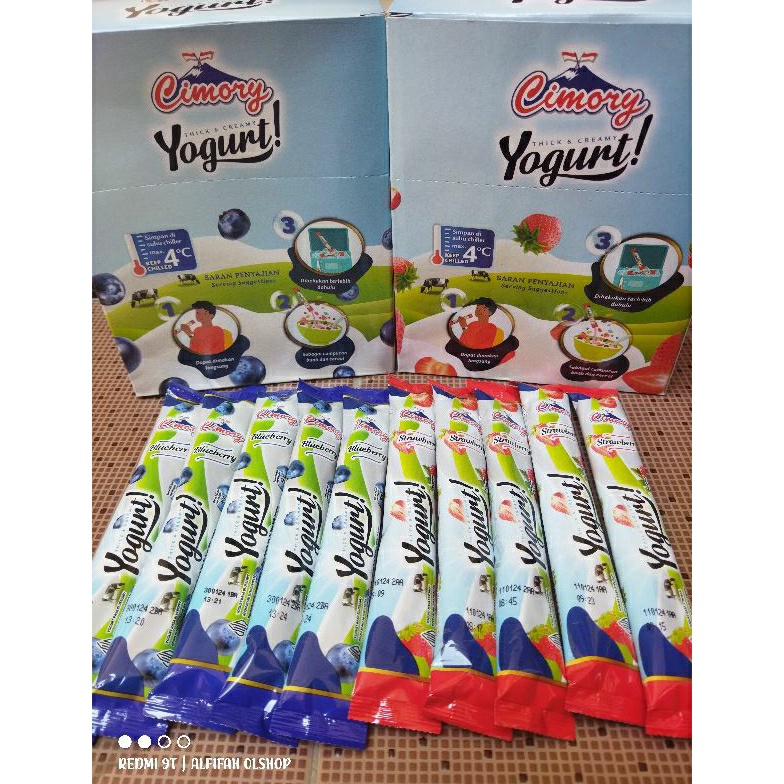 

COD cimory yogurt stik isi 25pcs free pouch Laris