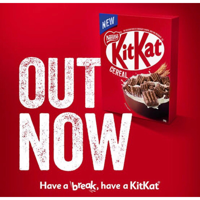 

chocolate kit kat cereal import 330g