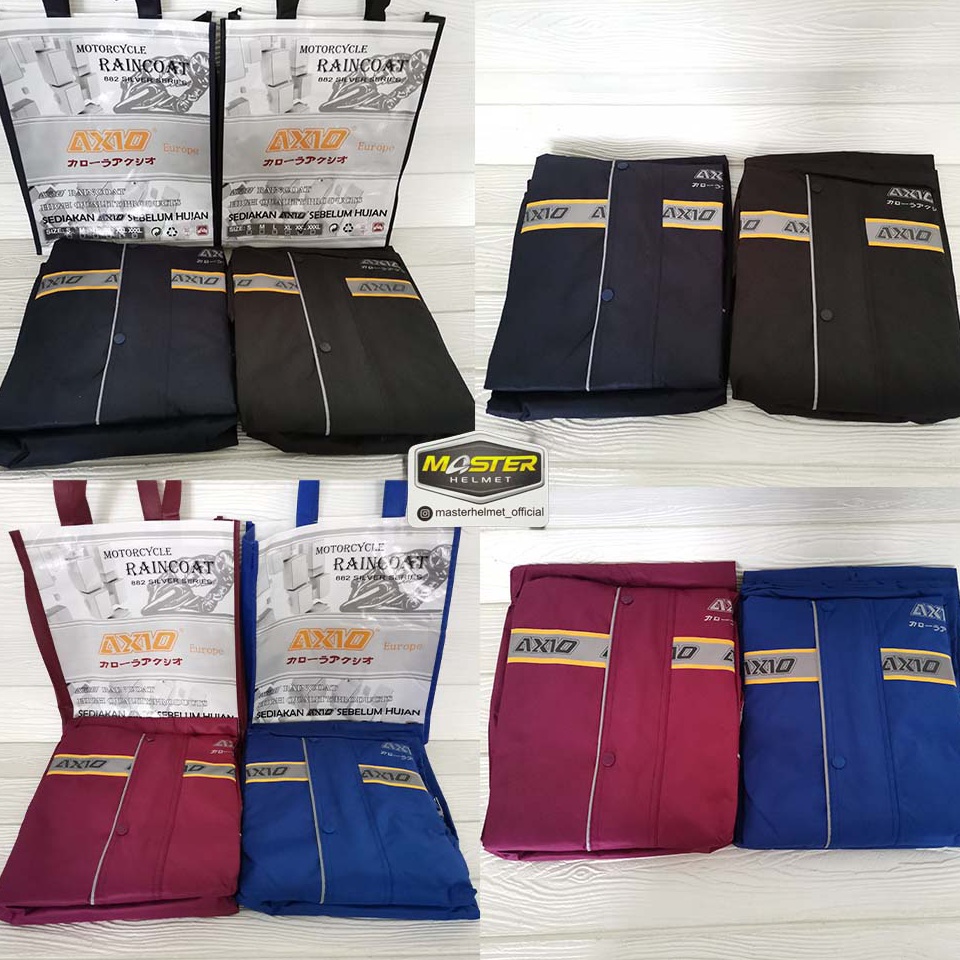 HARGA BERSAHABAT jas hujan axio 882 ORIGINAL/mantel mantol hujan axio murah/Raincoat axio original/j