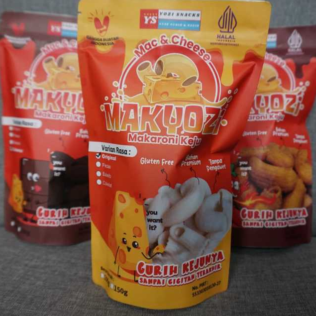 

Makaroni Keju MAKYOZI Spesial Keju Premium Kemasan 100 gr