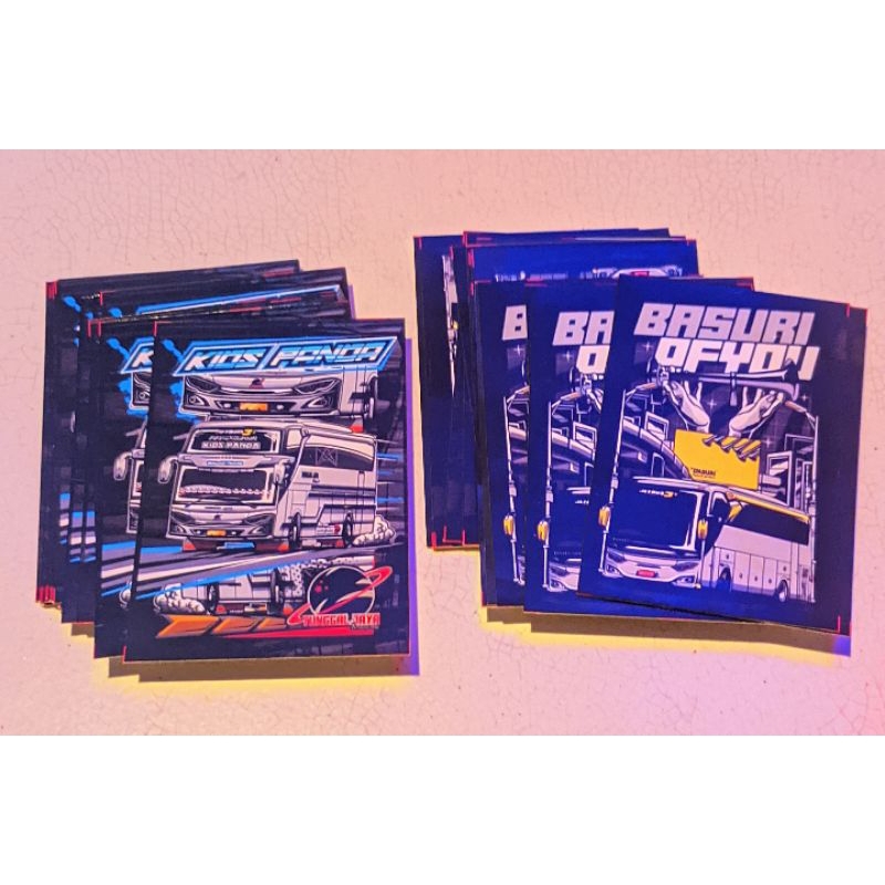 

COD Stiker Buss Keren Terbaik High Quality ( 20 Stiker+Bonus )