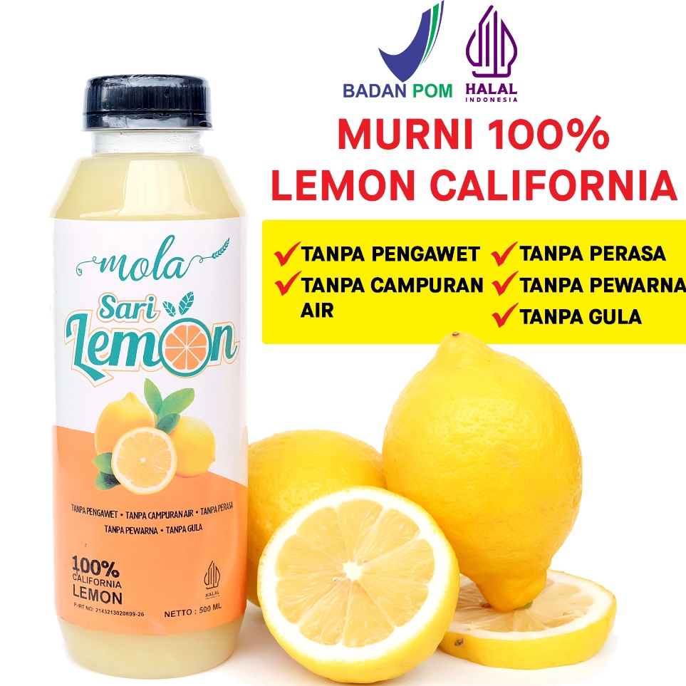 

[KODE JL6OP] Mola Sari Lemon Asli Minuman Jus Diet Detoks Alami