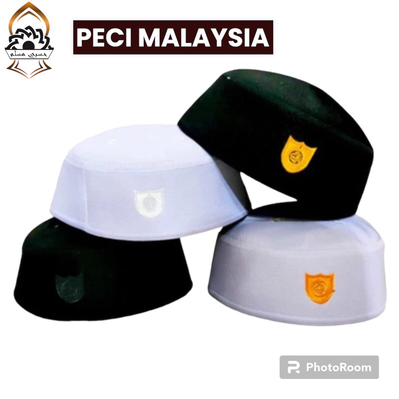 peci Malaysia peci ori peci putih peci hitam peci logo terompah