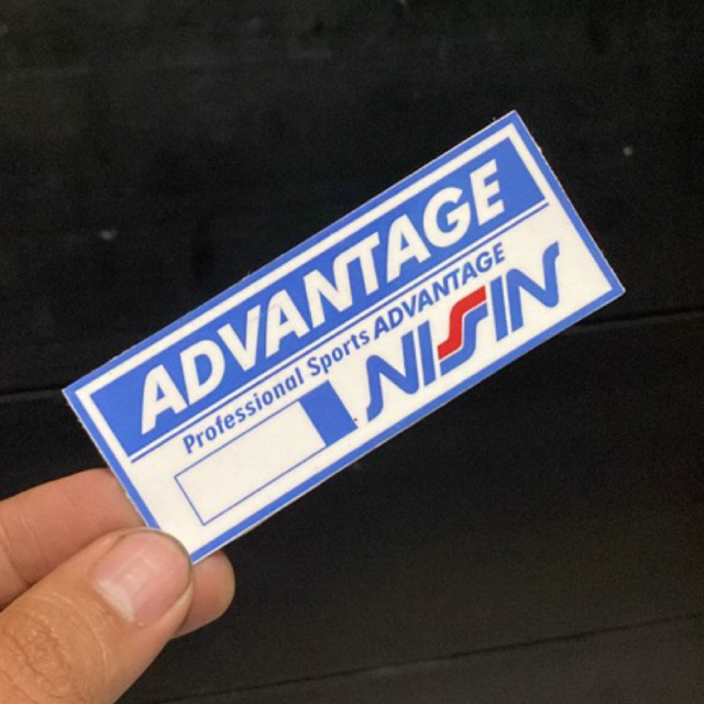 Sticker shock Showa stel Nissin Advantage