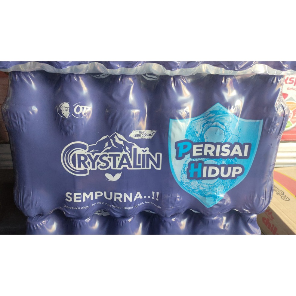 

[✸G90&] CRYSTALLINE AIR MINERAL ALAMI PEGUNUNGAN PH 8 / 330ML X 24 [298]