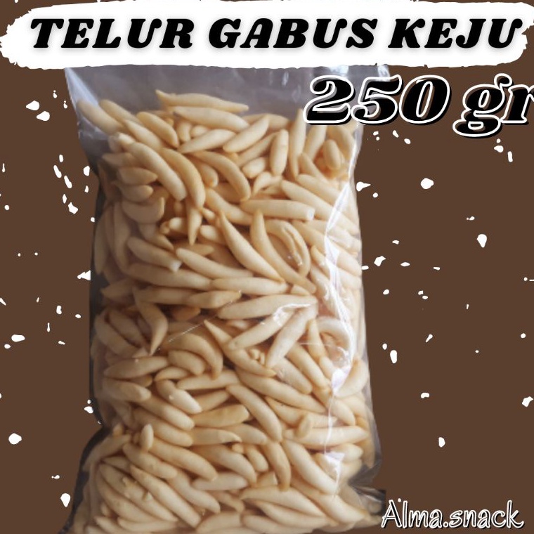 

250 GRAM TELUR GABUS KEJU / CENDOL KEJU DD / SNACK KILOAN MURAH/ ALMA.SNACK 53
