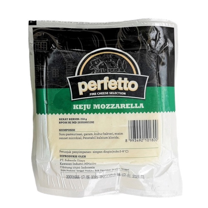 

Kirim Sek@rang Perfetto Mozarella Cheese 250gr - Keju Mozzarela Eleoen