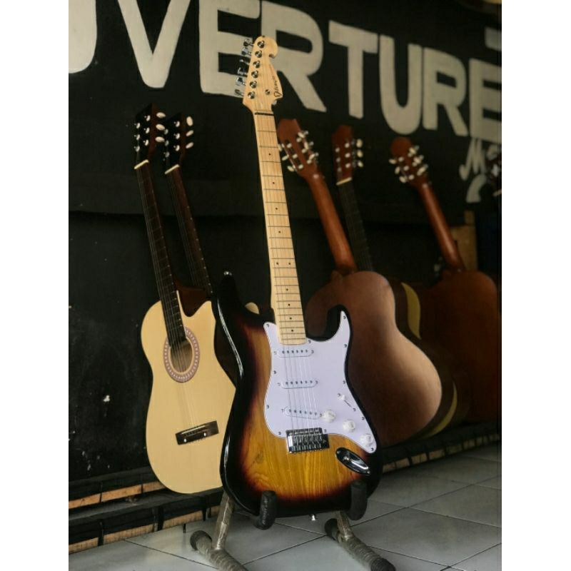 Gitar Elektrik Original Difergio Startocaster Sunbruse