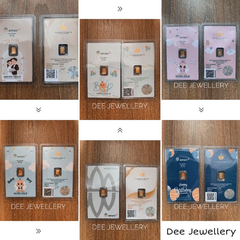✨ LM MICRO GOLD ANTAM 0.1 GRAM LOGAM MULIA HARTADINATA grosir