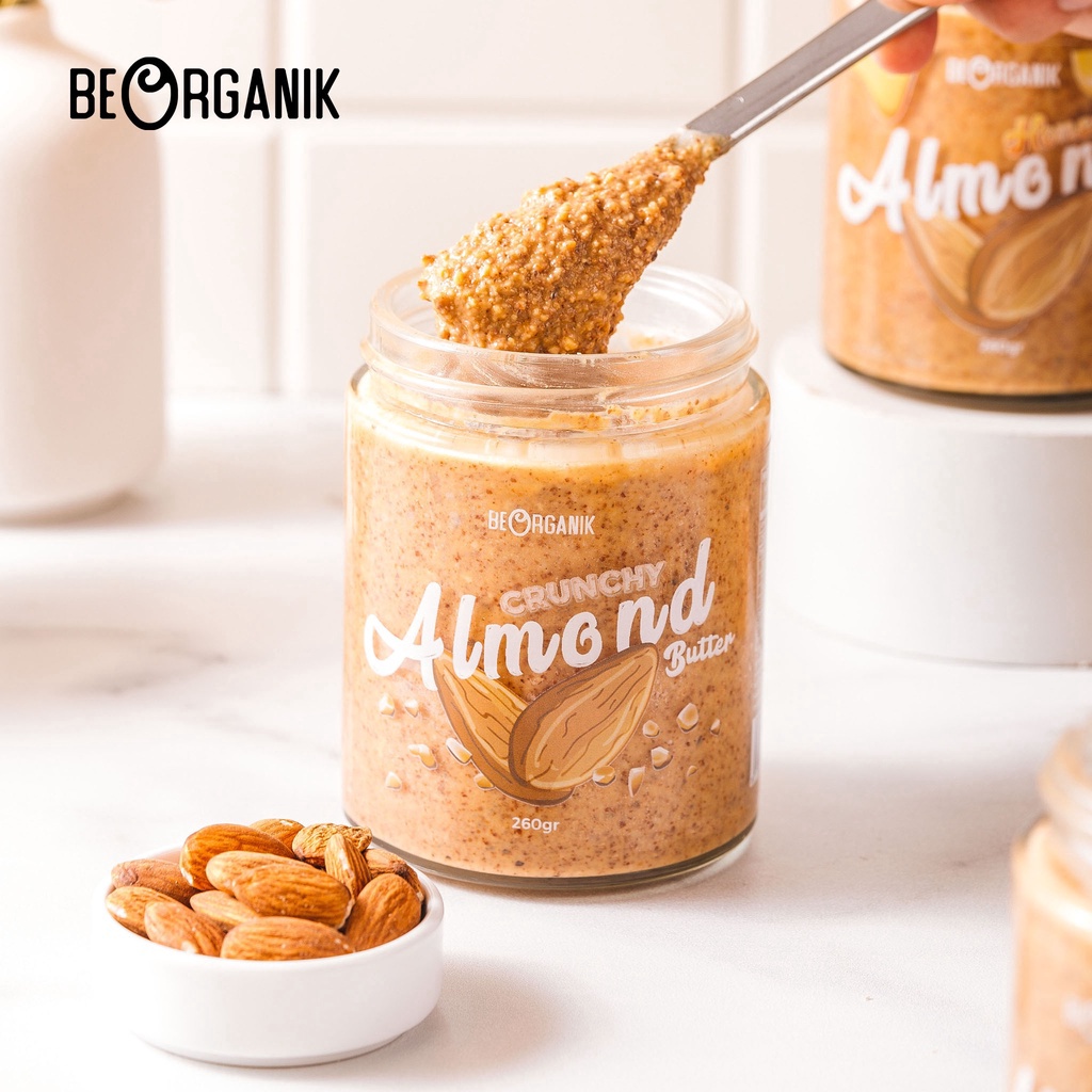 

Stok terbaru Beorganik Roasted Almond Butter / Selai Almond 260Gr (Unsweetened, Gluten Free,Vegan) grosir