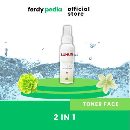Toner Face Two In One Luhur Skincare Toner ACNE SKIN BPOM Pembersih Kulit Wajah Berjerawat Bruntusan