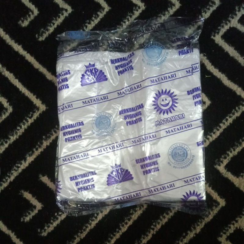 Kantong Plastik Matahari 15 Bening / Kantong Plastik Kecil Bening Praktis